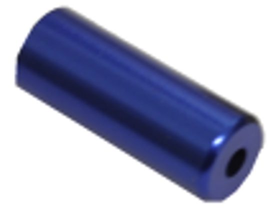 koncovka bowdenu 5mm Al - modrá 1ks