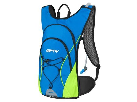 Batoh FORCE BERRY ACE PLUS 12L+2L rez., modro-fluo