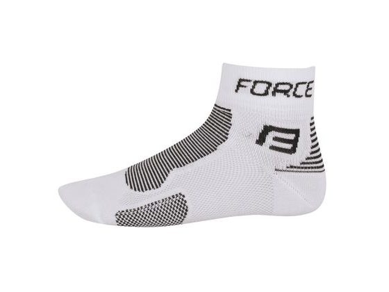 Ponožky Force 1, bílo - černé