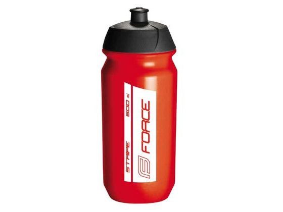 Láhev Force STRIPE 0,5 l, červeno-bílá