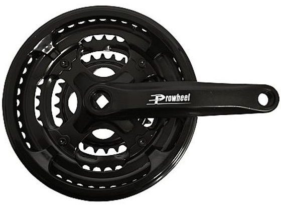 Kliky Al Prowheel 48/38/28 170mm černý kryt