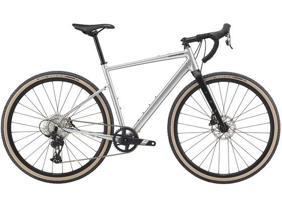 Gravel kolo Cannondale Topstone APEX 1 - stříbrné