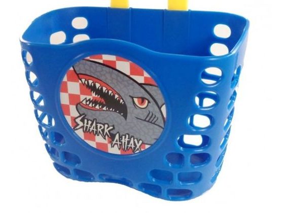 Dětský koš barevný modrý Shark + pásky