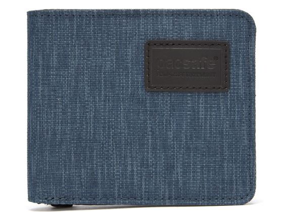 Peněženka PACSAFE RFIDSAFE BIFOLD WALLET dark denim