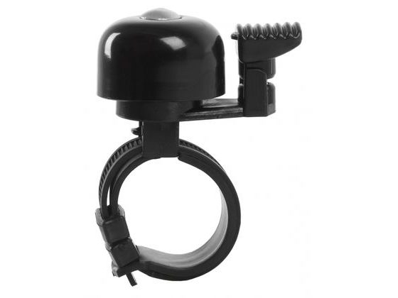 Zvonek Mini Bell černý universal pro řidítka 22,2-31,8mm
