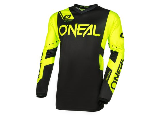 pánský dres dlouhý rukáv O'NEAL ELEMENT RACEWEAR černá/neonově žlutá