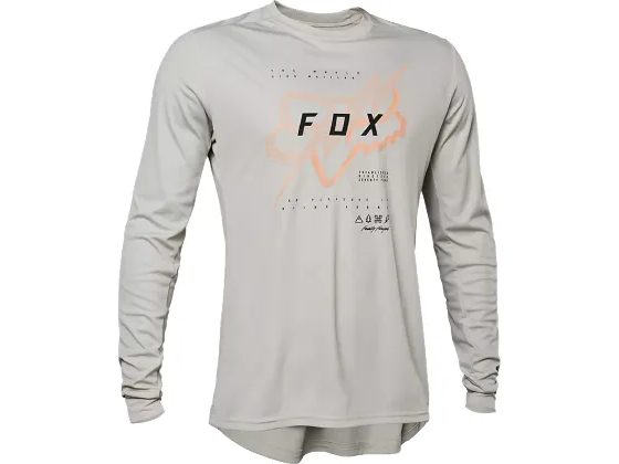 FOX cyklistický dres RANGER JECTR - bílý