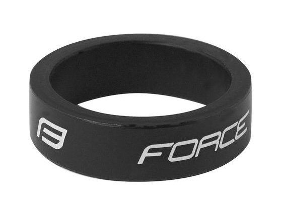 Podložka FORCE 1 1/8" AHEAD 10 mm Al, černá