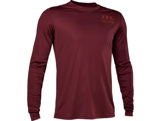 Pánský dres s dlouhým rukávem FOX RANGER SWATH, červený