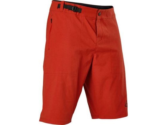 Pánské Enduro kraťasy Fox Ranger Short W/Liner Red Clear