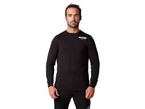 Pánský enduro dres FOX Ranger Ls Dr Jersey - černý