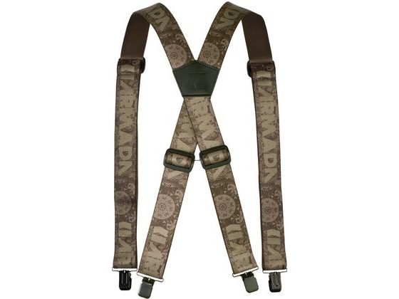 Kšandy ARMADA GUARDSMAN SUSPENDER burnt olive mandala