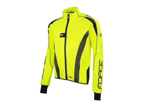 Pánská bunda Force X72 PRO16 softshell - Fluo - Černá