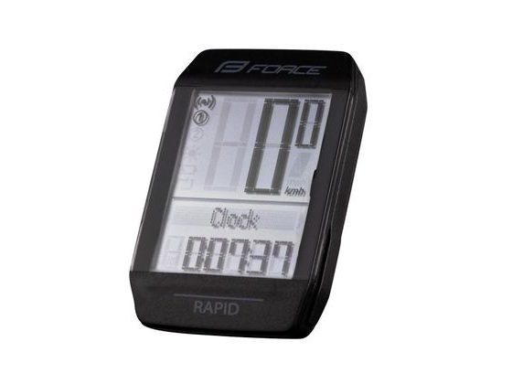počítač FORCE HRT 20f bezdrát, tep+kadence, bílý