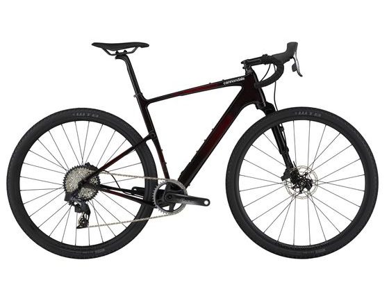 Gravel bike Cannondale Topstone Carbon 1 Lefty - Tinted Rally Red  2022