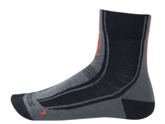 Ponožky Force FREEZE, černá - šedá - červená