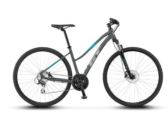 Dámské crossové kolo GT Transeo Comp Womens 28" - Šedá