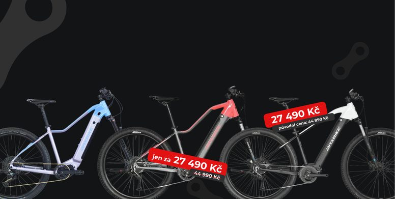 Nakup výhodně elektrokola Maxbike se slevou až 39%