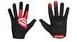 Letní dlouhoprsté rukavice FORCE MTB POWER, černo-červené