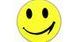 Reflexní samolepka smajlík žlutý