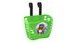 Koš na řídítka Force dětský, zelený