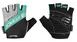 Letní krátkoprsté rukavice FORCE RIVAL, černo-tyrkysové