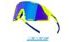 brýle FORCE GRIP fluo, modrá revo skla