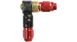 Koncovka hustilky LEZYNE PUMP CHUCK ABS-1 PRO HP CHUCK BRAIDED BLACK / RED