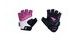 Dětské krátkoprsté rukavice FORCE RAB 2 KID, černo-růžovo-bílé