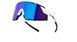 Brýle FORCE GRIP bílé, modrá revo skla