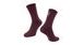 Dlouhé ponožky FORCE LOVE YOUR RIDE, vínová