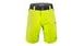 Pánské kraťasy do pasu s odnímatelnou vložkou FORCE BLADE MTB, černo-fluo