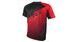 Dres s krátkým rukávem FORCE MTB ATTACK, černo-červený