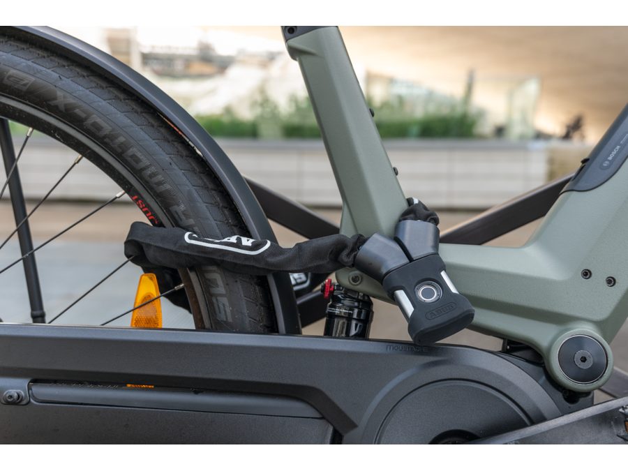 Zámek na otisk prstu ABUS 7807F/110 BK YARDO