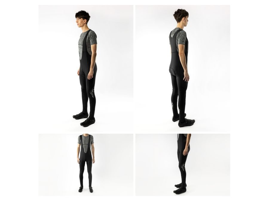 Pánské kalhoty se šráky a vložkou FORCE SHARD WINDSTER, černé