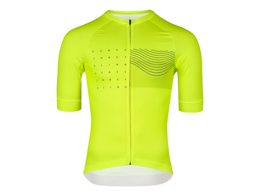 Pánský dres s krátkým rukávem FORCE SWAY, fluo