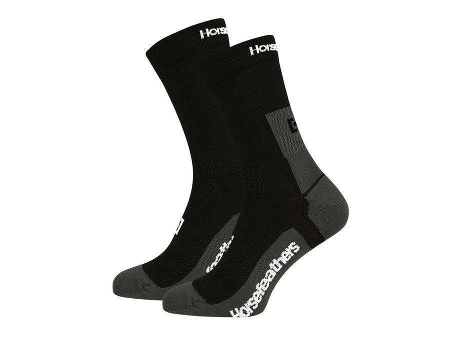 Pánské dlouhé technické funkční ponožky HORSEFEATHERS Cadence Long, black