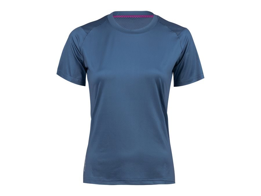 Dámský dres FORCE MTB MOUNT LADY krátký rukáv, modrý