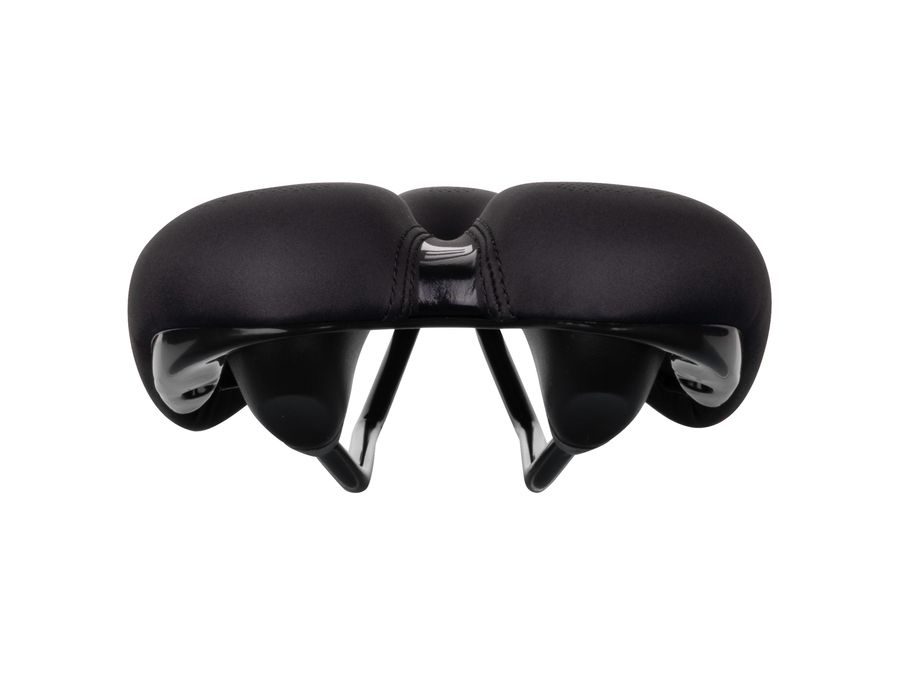 Dámské turistické sedlo FORCE ZARA, černé mat/lesk