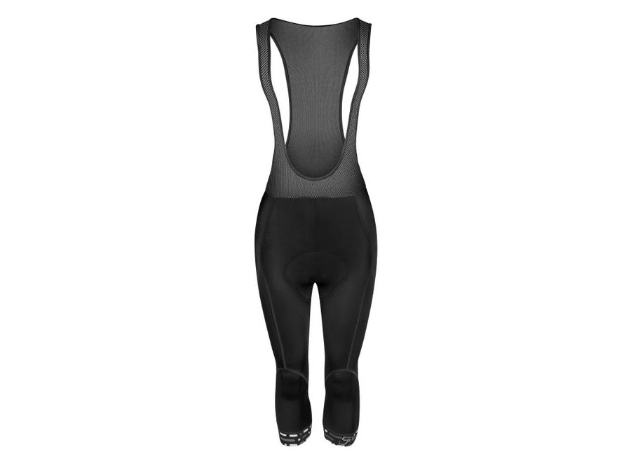 Dámské 3/4 kalhoty se šráky a vložkou FORCE STORY LADY, černé