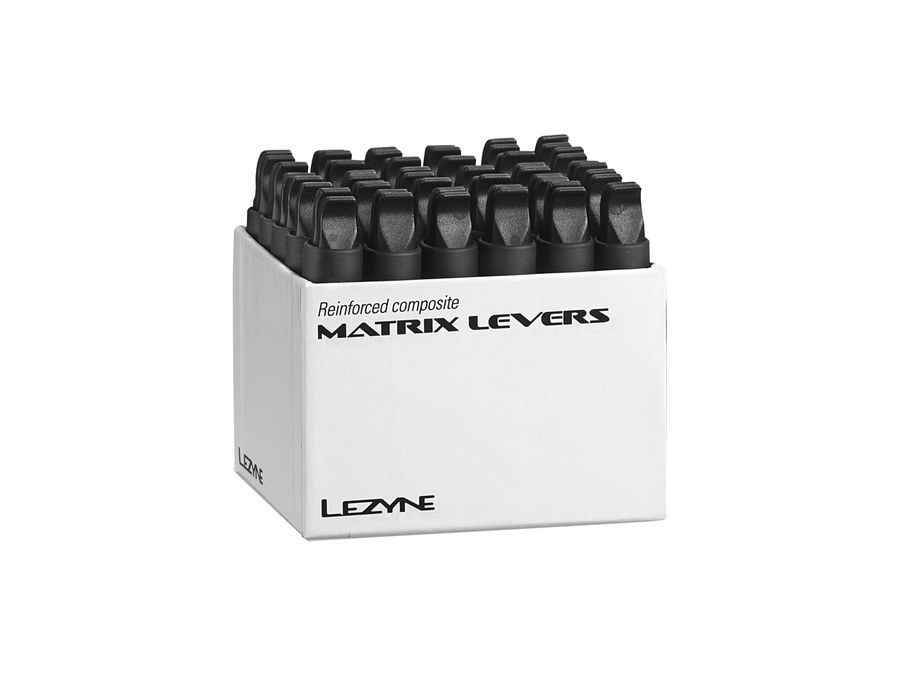 Box montpák LEZYNE TIRE LEVER MATRIX BOX SET BLACK