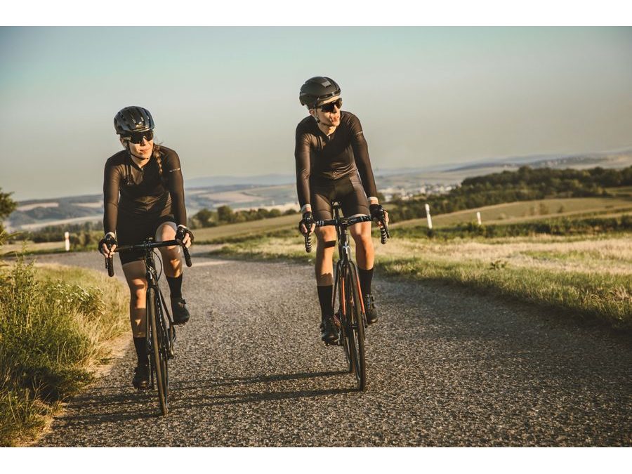 Pánský dres s dlouhým rukávem FORCE GOLD, černý