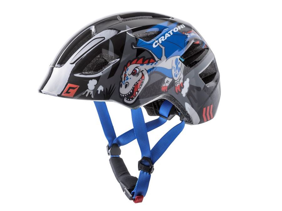 Dětská helma CRATONI Maxster Black dragon Glossy - S/M (51-56cm)