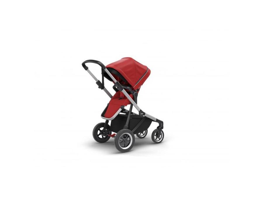 Městský kočárek s korbičkou THULE SLEEK ENERGY RED
