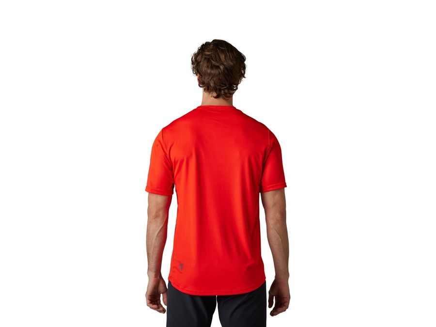 Pánský dres s krátkým rukávem FOX Ranger Ss Jersey Moth Race, červená