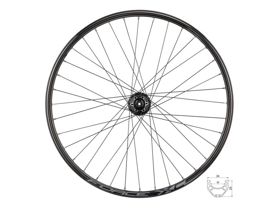 Zadní kolo FORCE XC DISC 559x19 FHM475 6d 36d