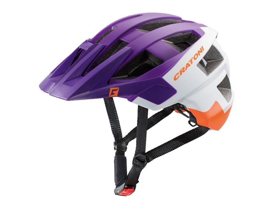 Helma Cratoni AllSet, violet-white-orange matt