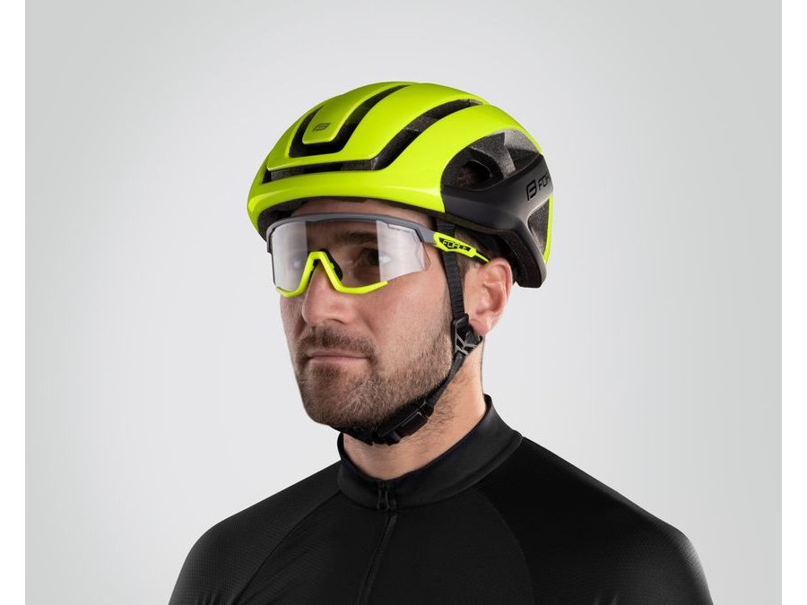 Městská helma FORCE NEO, fluo-černá