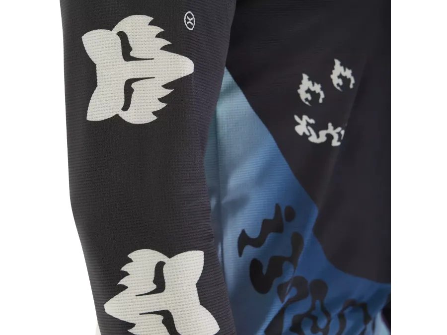 Pánský dres s dlouhým rukávem FOX Flexair Hello Future Long Sleeve Jersey, Cream