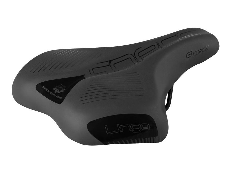 sedlo FORCE LINGA turistické dámské, černé